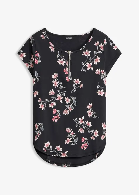 Oversizetopp i bomullsmix, bonprix