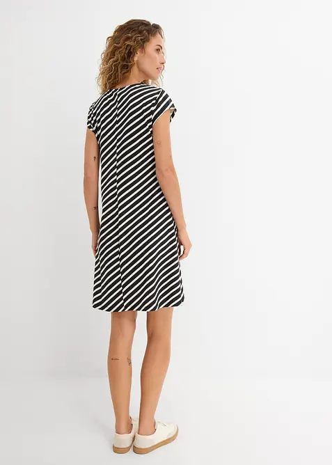 Jerseykl&auml;nning i kroppsn&auml;ra modell, bonprix