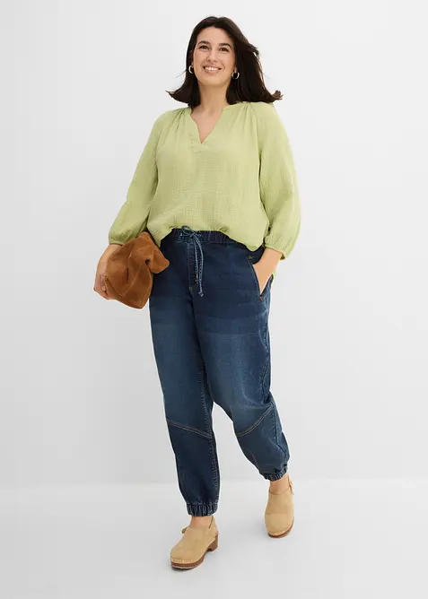 Jeggings med stretch, Mid Waist, bonprix