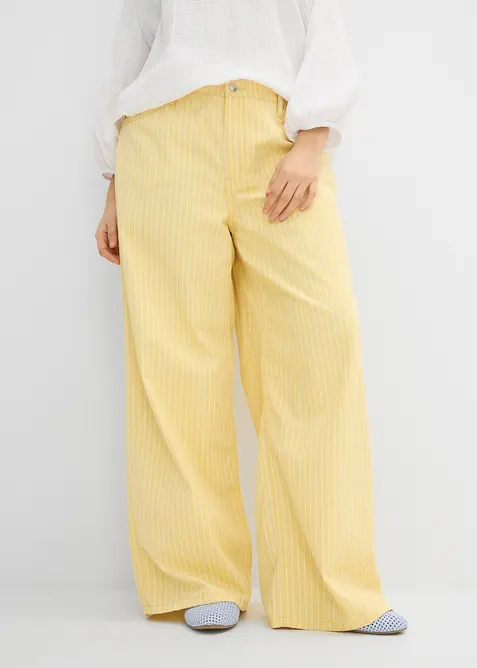 Twillbyxa i bomull, bonprix