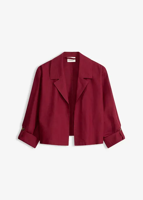 Blusjacka i linnemix, bonprix