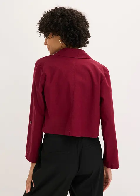 Blusjacka i linnemix, bonprix