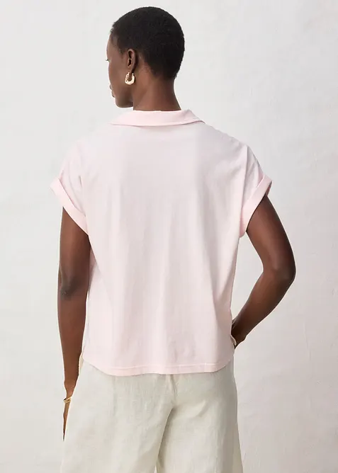 Pik&eacute;tr&ouml;ja med silke, vid modell, bonprix