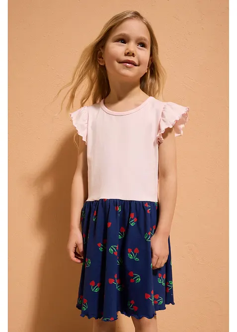 Jerseykl&auml;nning av ekologisk bomull, bonprix