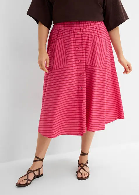 Kjol av bomull, bonprix