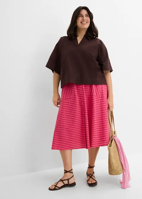 Kjol av bomull, bonprix