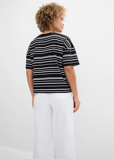 Randig T-shirt i bomull, bonprix