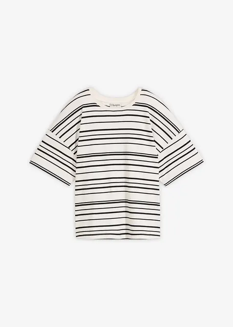 Randig T-shirt i bomull, bonprix