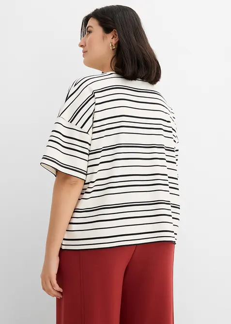 Randig T-shirt i bomull, bonprix