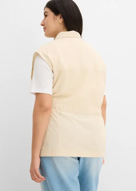 V&auml;st i bomull med sk&auml;rp, bonprix