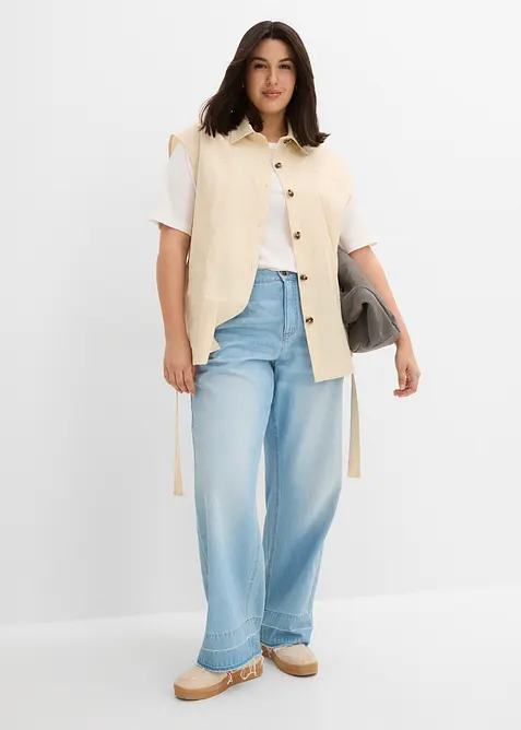 V&auml;st i bomull med sk&auml;rp, bonprix