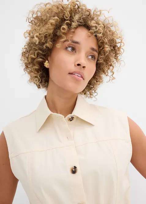 V&auml;st i bomull med sk&auml;rp, bonprix