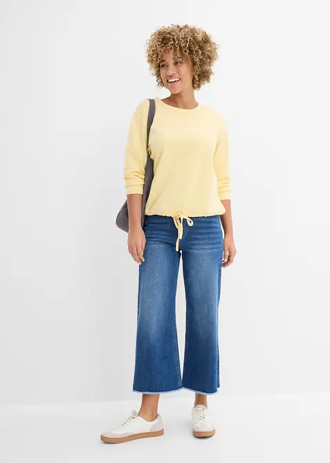 Sweatshirt med ekologisk bomull, bonprix
