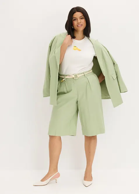 Topp av elastisk bomull, bonprix