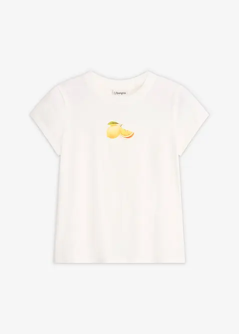 Topp av elastisk bomull, bonprix