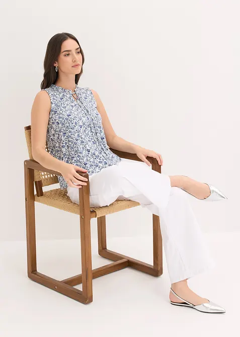 Jerseylinne av viskosmix, bonprix