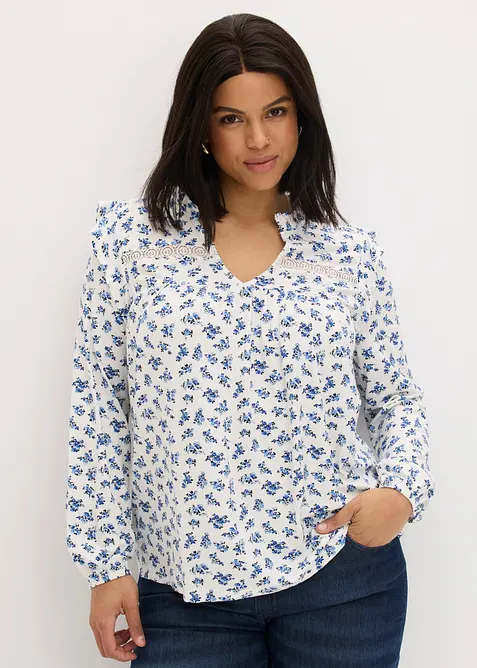 L&aring;ng&auml;rmad topp av viskosmix, bonprix