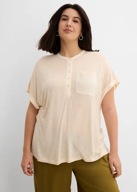 T-shirt av viskos, bonprix