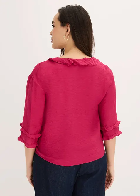 Blus av tunn viskosmix, bonprix