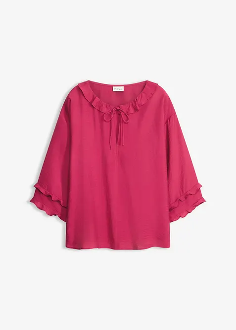 Blus av tunn viskosmix, bonprix