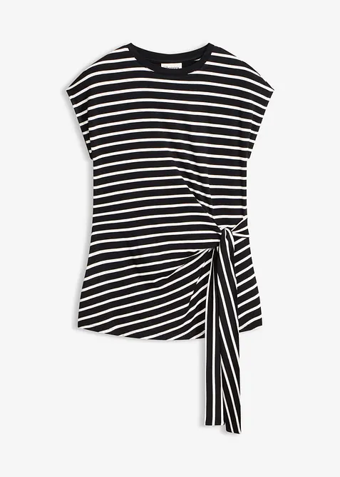 Topp med drapering, bonprix