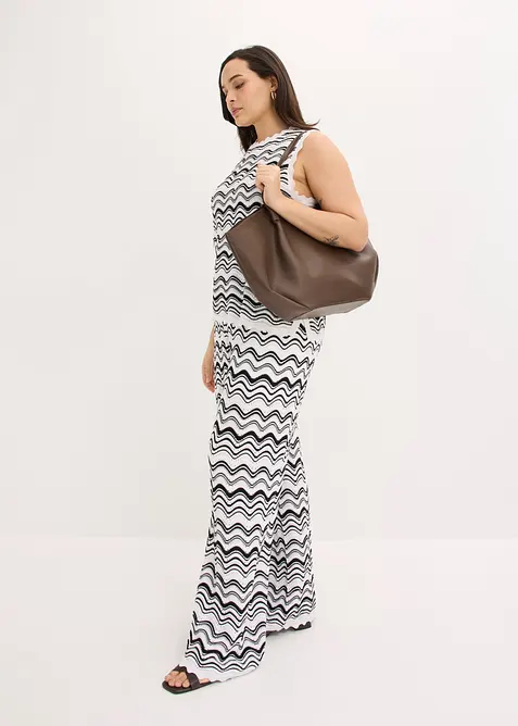 Stickad byxa, bonprix