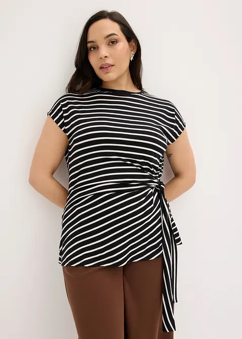 Topp med drapering, bonprix