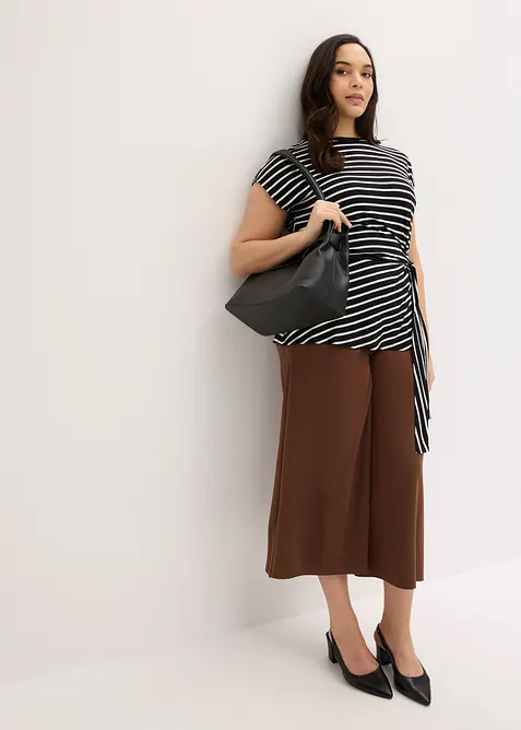 Topp med drapering, bonprix