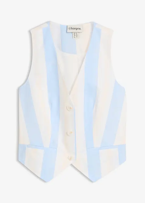 Kostymv&auml;st i linnestil, bonprix