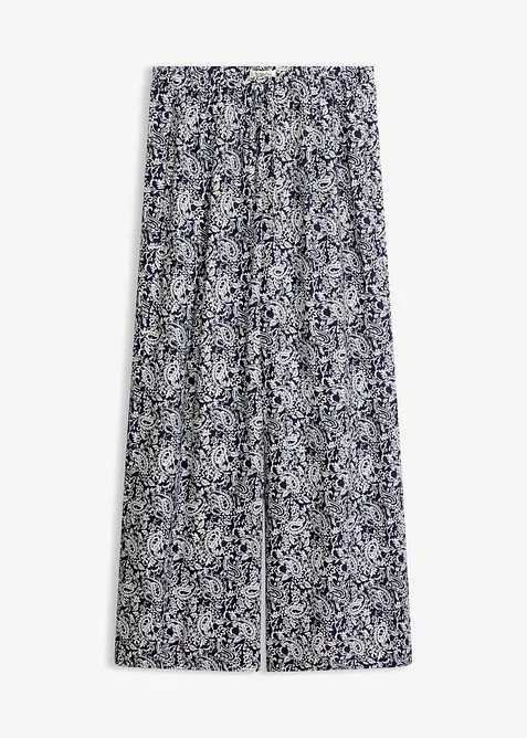 Vid dra p&aring;-byxa i viskosmix, bonprix