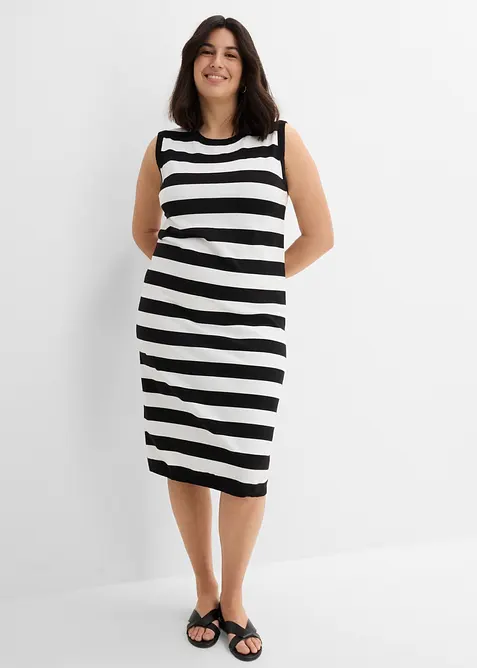 Stickad kl&auml;nning, bonprix