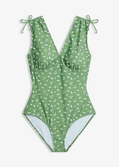 Baddr&auml;kt med l&auml;tt formande effekt och breda axelband, bonprix