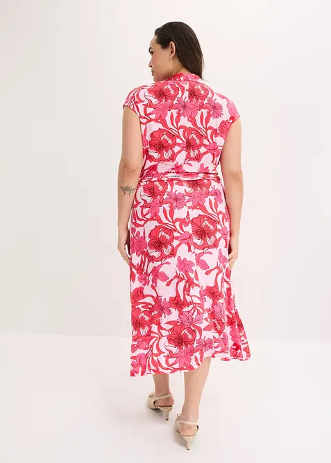 Jerseykl&auml;nning i mjuk viskosmix, bonprix