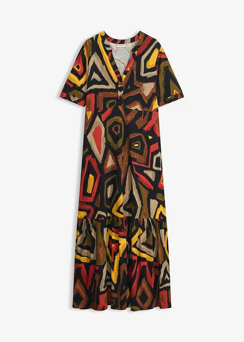 Maxikl&auml;nning i mjuk viskosmix, bonprix