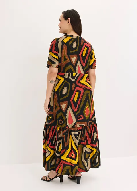 Maxikl&auml;nning i mjuk viskosmix, bonprix