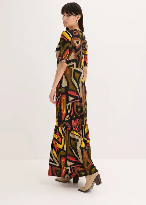 Maxikl&auml;nning i mjuk viskosmix, bonprix