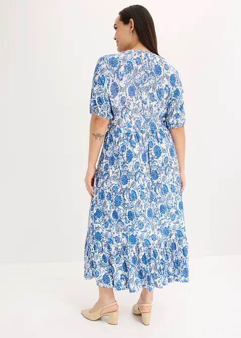 Jerseykl&auml;nning i mjuk viskosmix, bonprix