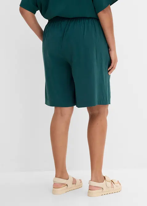 Bekv&auml;ma shorts i viskosmix, bonprix