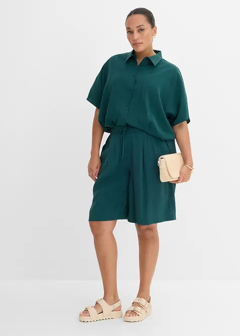 Bekv&auml;ma shorts i viskosmix, bonprix