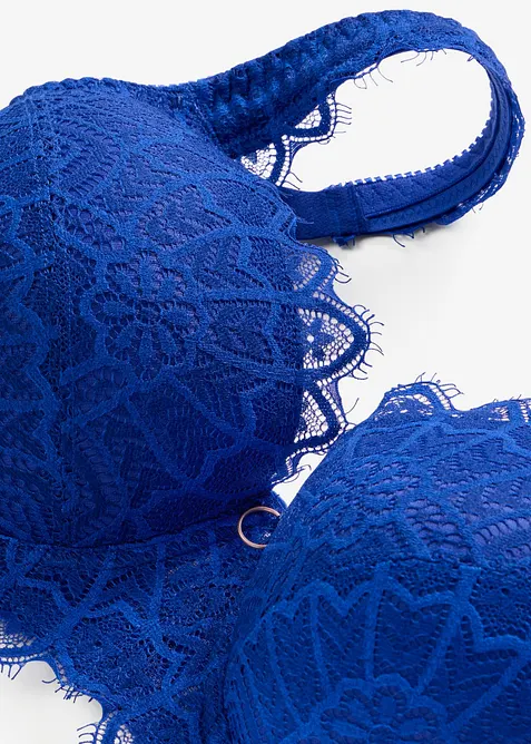 Formpressad BH med guldf&auml;rgad detalj, bonprix