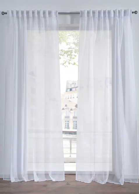 Gardin med fin struktur, m&aring;nga olika storlekar (1-pack), bonprix