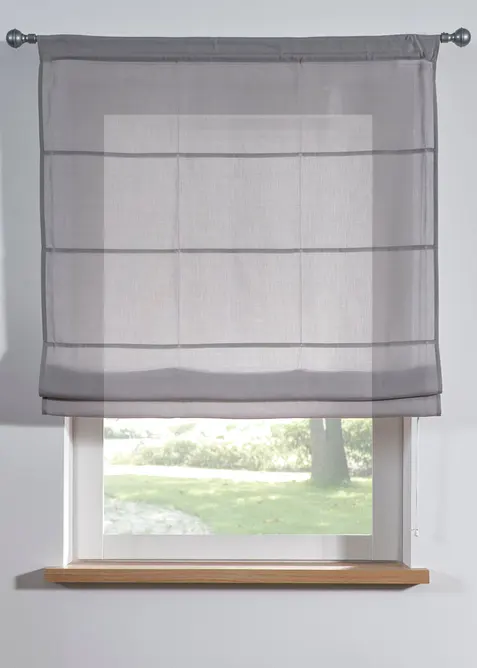 Enf&auml;rgad hissgardin i m&aring;nga storlekar, bonprix