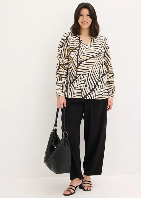 Tunika med dekorativa s&ouml;mmar, bonprix