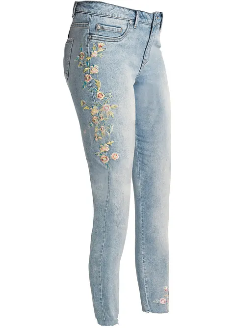 Skinny Jeans Mid Waist, cropped, bonprix