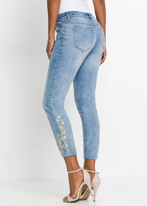 Skinny Jeans Mid Waist, cropped, bonprix