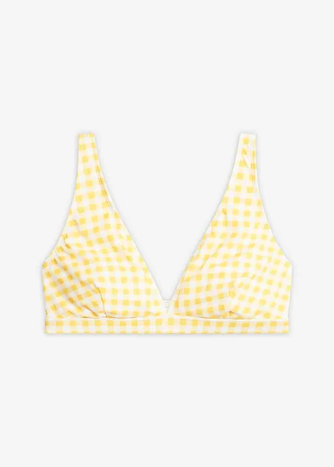 Bikini&ouml;verdel med rutm&ouml;nster, bonprix
