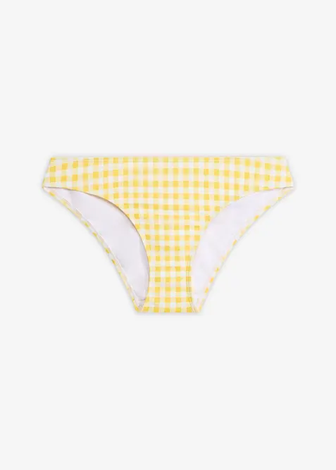 Bikinibyxa med rutigt m&ouml;nster, bonprix