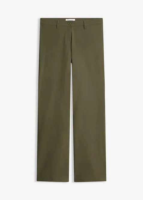 Stretchbyxa i bootcutmodell, bonprix