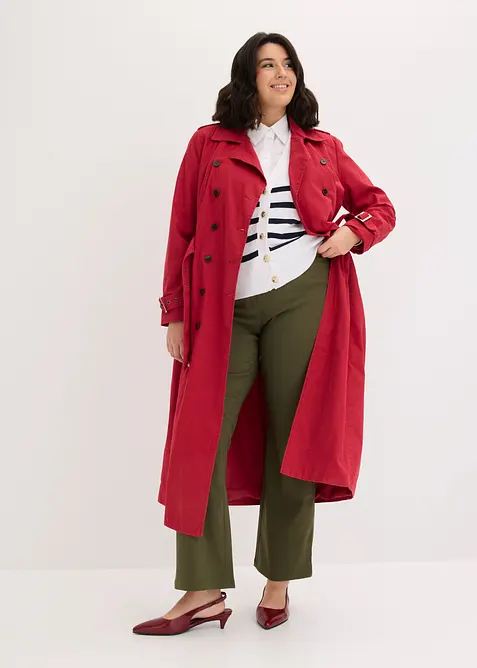 Stretchbyxa i bootcutmodell, bonprix