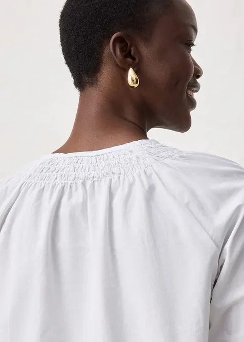 Tunika med sidenandel, bonprix